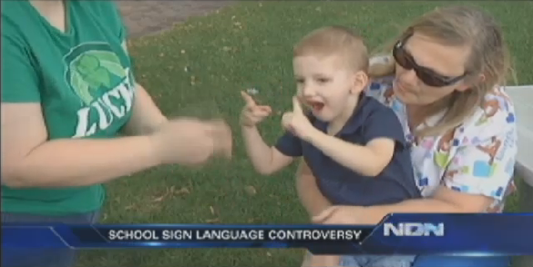 Deaf 3-Year-Old Asked to Change Sign for Own Name over Gun Similarity