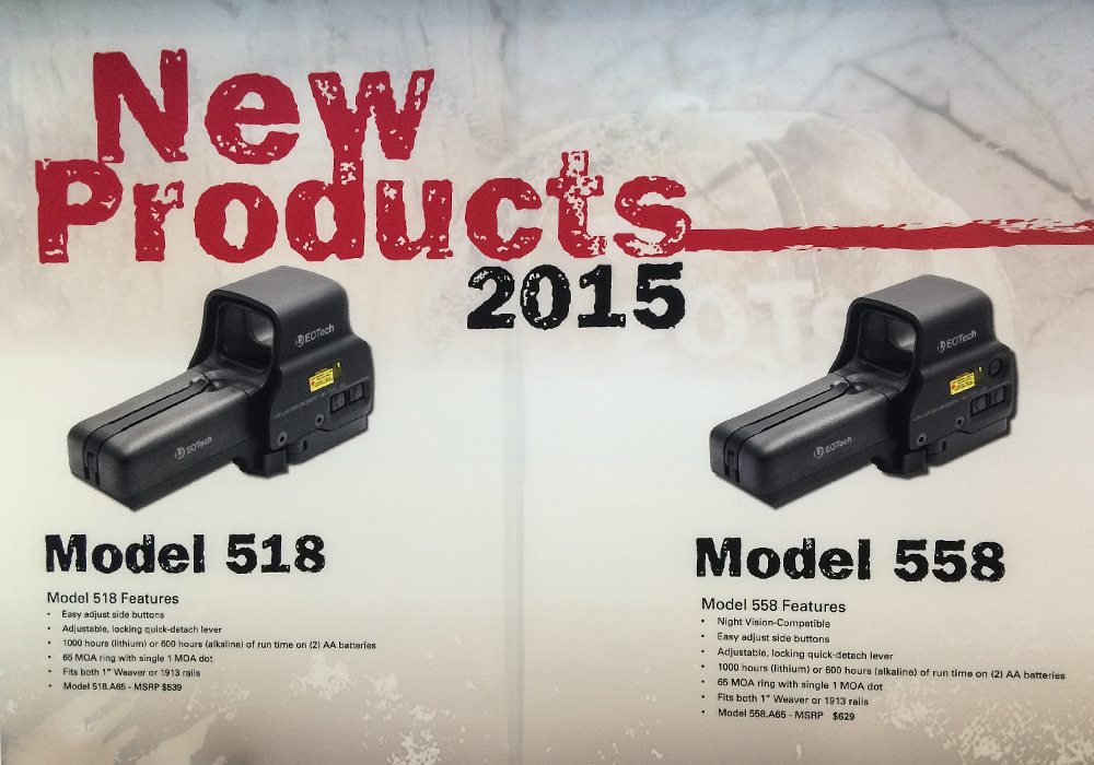 First Look: EOTech 518 &amp; 558 Holographic Sights