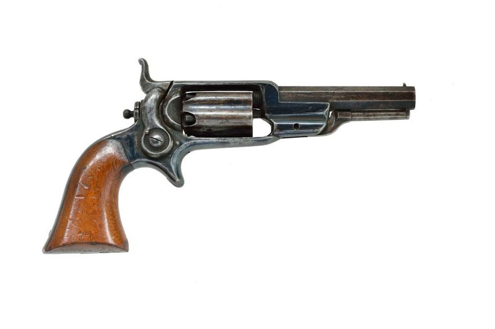 Antique_Elmer_Keith_Colt_revolvers
