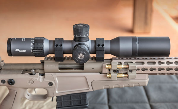 The author conducted his tests of SIG's Tango6 3-18x44 on his 6.5 Creedmoor rifle.