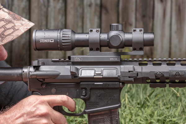 Steiner's P4Xi 1-4X variable offers excellent quality for the price and is ideal for scoping your AR-15.