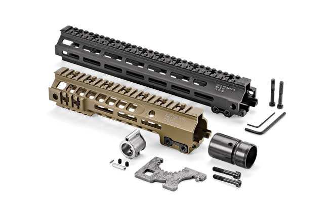 Geissele Super Modular Rail Mk8 13-inch ($225) and Mk13 9.5-inch ($250) for AR-type carbines are coveted SOPMOD enhancements — even within the U.S. Special Operations community.