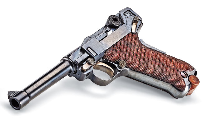 Based on the original 1907 design, Lugers in .45 ACP are now available from Lugerman.com. $5,795