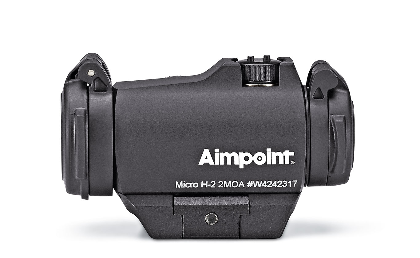 Aimpoint Micro H2 Red Dot Sight - Side View
