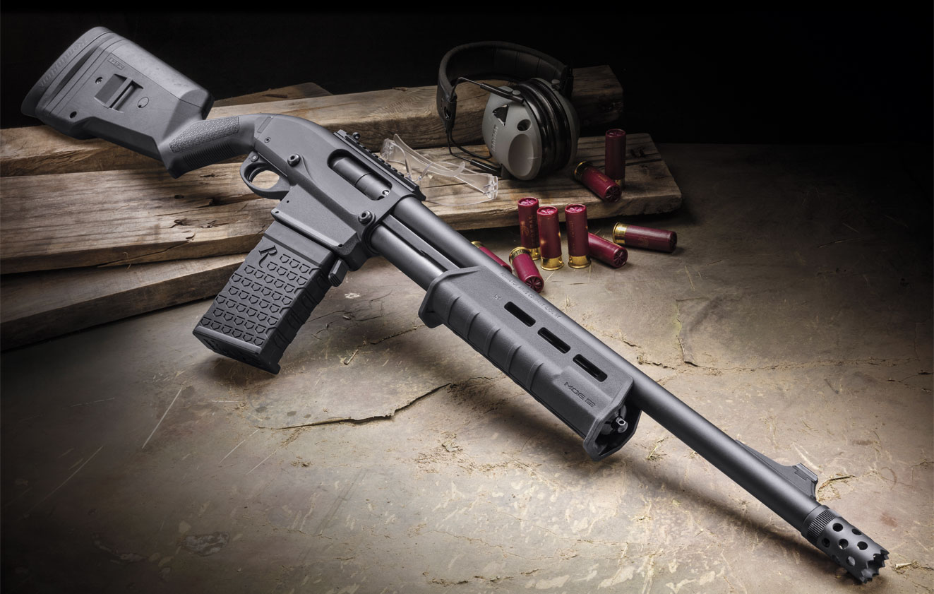 Reload and respond faster with the Remington 870 DM Magpul 12 Gauge shotgun.