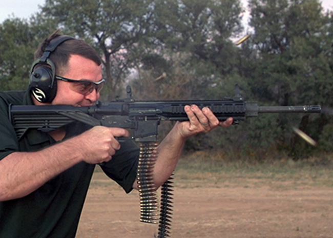 At the Range: Slide Fire Belt Fed Rifle