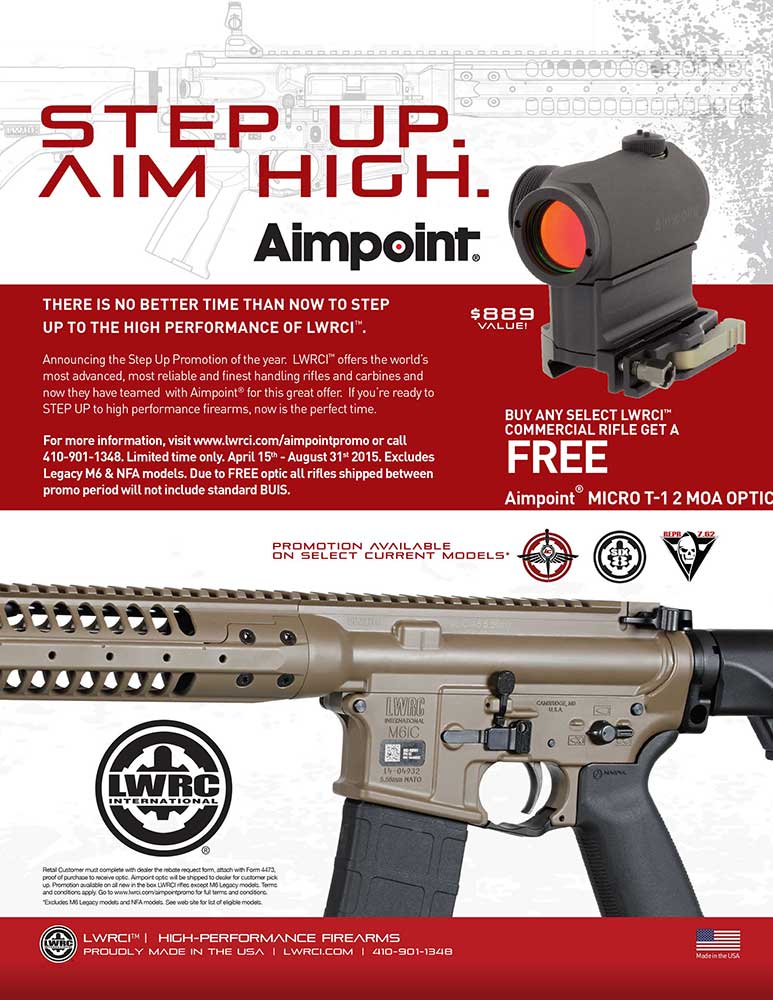 LWRC Now Offering Free Aimpoint Micro T-1 Optics on Select Models