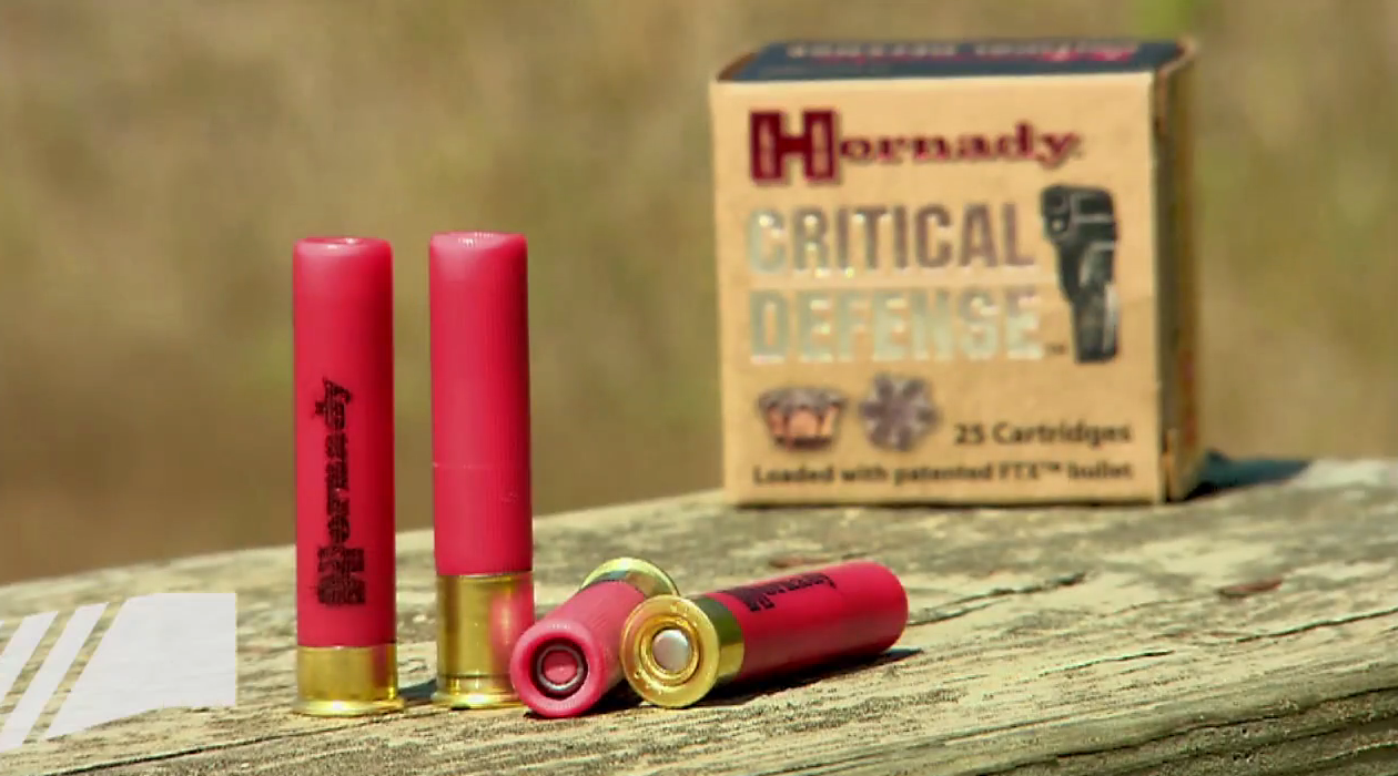 Hornady's Critical Defense .410 Handgun Ammo